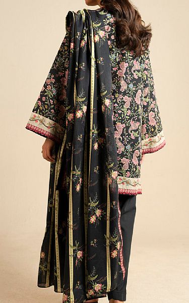 Alkaram Black Lawn Suit (2 pcs) | Pakistani Lawn Dress in USA- Image 2