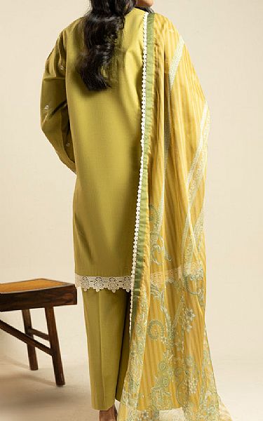 Alkaram Lime Lawn Suit | Pakistani Lawn Dress in USA- Image 2