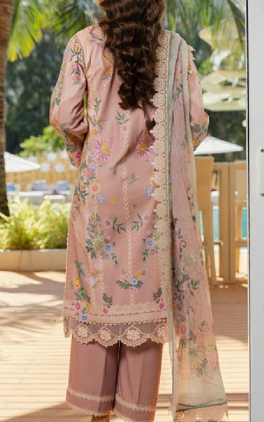 Alkaram Oriental Pink Lawn Suit | Pakistani Lawn Dress in USA- Image 2