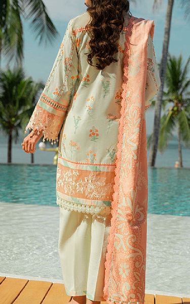 Alkaram Sea Mist/Pink Lawn Suit | Pakistani Lawn Dress in USA- Image 2