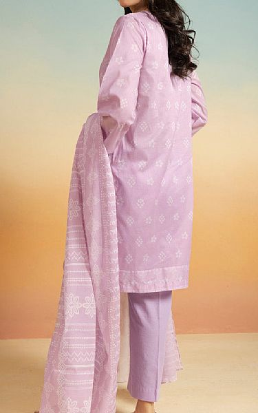 Alkaram Pink Pearl Lawn Suit | Pakistani Lawn Dress in USA- Image 2