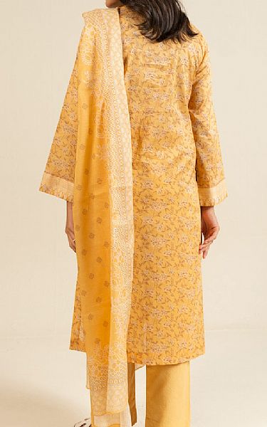 Alkaram Light Orange Lawn Suit | Pakistani Lawn Dress in USA- Image 2