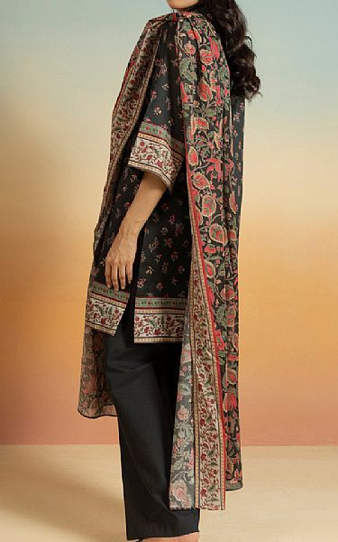 Alkaram Black Lawn Suit | Pakistani Lawn Dress in USA- Image 2