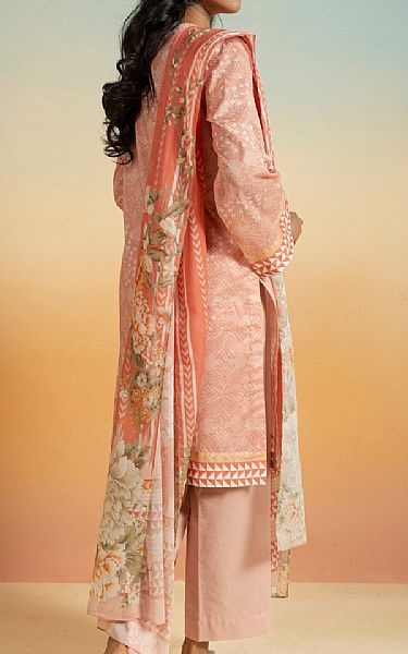 Alkaram Pink Lawn Suit | Pakistani Lawn Dress in USA- Image 2