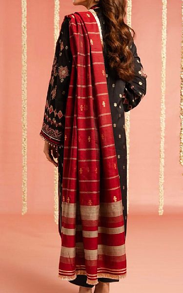 Alkaram Black Jacquard Suit | Pakistani Lawn Dress in USA- Image 2