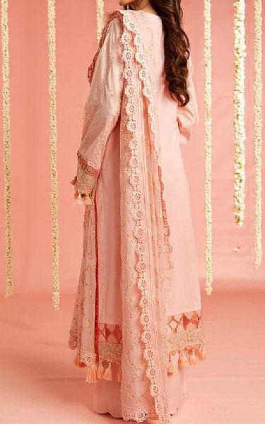 Alkaram Pink Lawn Suit | Pakistani Lawn Dress in USA- Image 2