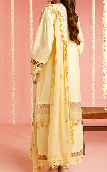 Alkaram Lemon Lawn Suit | Pakistani Lawn Dress in USA- Image 2