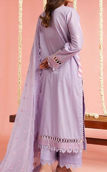 Alkaram Lilac Lawn Suit | Pakistani Lawn Dress in USA- Image 2