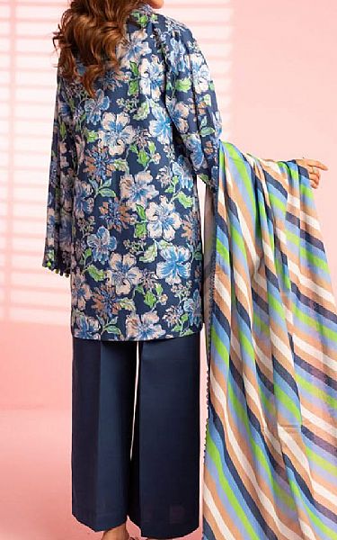Alkaram Pickled Bluewood Lawn Suit | Pakistani Lawn Dress in USA- Image 2