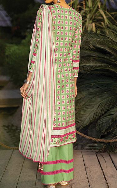 Alkaram Pastel Green Lawn Suit (2 Pcs) | Pakistani Lawn Suits- Image 2