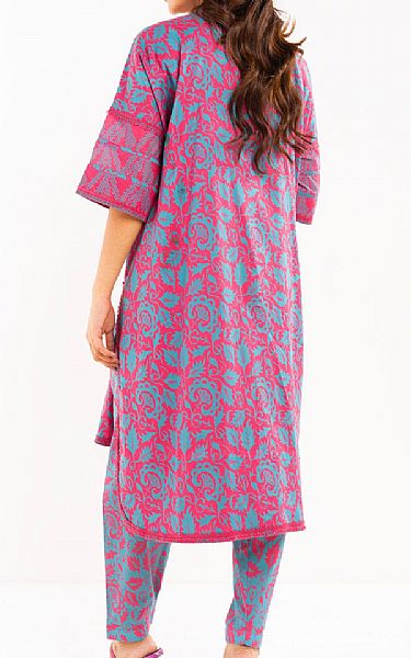 Alkaram Tea Pink Lawn Suit (2 Pcs) | Pakistani Lawn Suits- Image 2