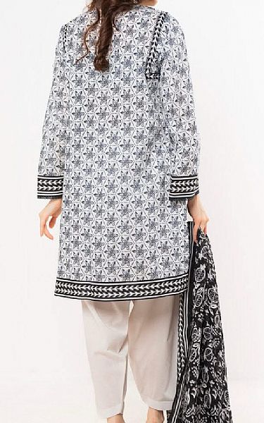 Alkaram Black Dobby Suit (2 pcs) | Pakistani Lawn Dress in USA- Image 2