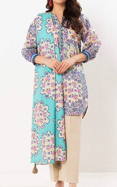 Alkaram Multi Lawn Suit (2 pcs) | Pakistani Lawn Dress in USA- Image 1