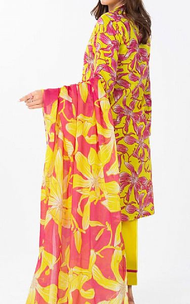 Alkaram Lime Green Lawn Suit | Pakistani Lawn Dress in USA- Image 2