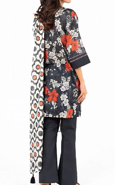 Alkaram Black Lawn Suit | Pakistani Lawn Dress in USA- Image 2