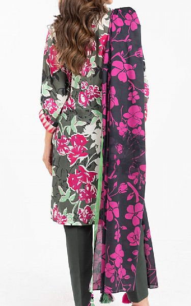 Alkaram Sage Green Lawn Suit | Pakistani Lawn Dress in USA- Image 2