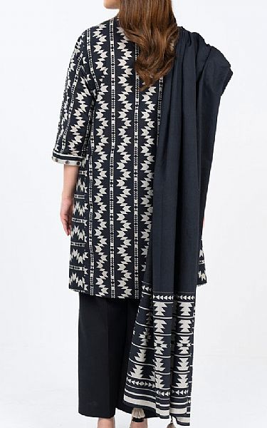 Alkaram Black Lawn Suit (2 pcs) | Pakistani Lawn Dress in USA- Image 2