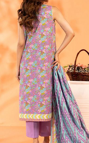 Alkaram Lilac Lawn Suit | Pakistani Lawn Dress in USA- Image 2