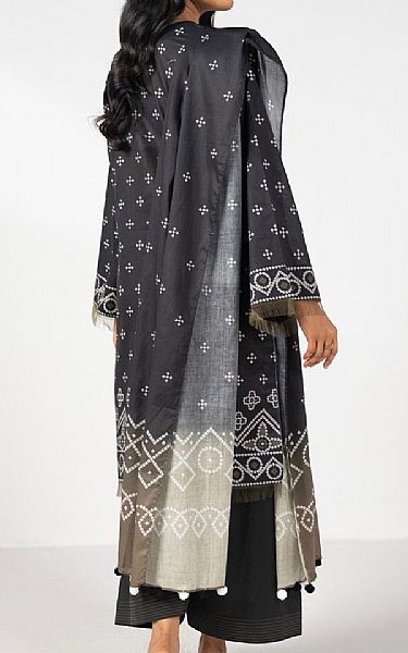 Alkaram Black Lawn Suit | Pakistani Lawn Dress in USA- Image 2