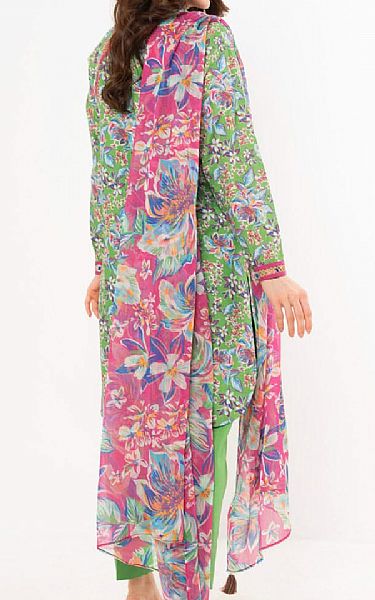 Alkaram Faded Green Lawn Suit | Pakistani Lawn Dress in USA- Image 2