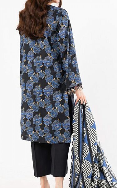 Alkaram Black Lawn Suit | Pakistani Lawn Dress in USA- Image 2