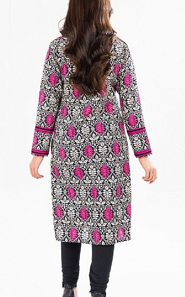 Alkaram Black Khaddar Kurti | Pakistani Winter Dresses in USA- Image 2