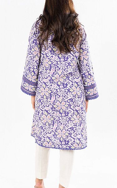 Alkaram Purple Khaddar Kurti | Pakistani Winter Dresses in USA- Image 2