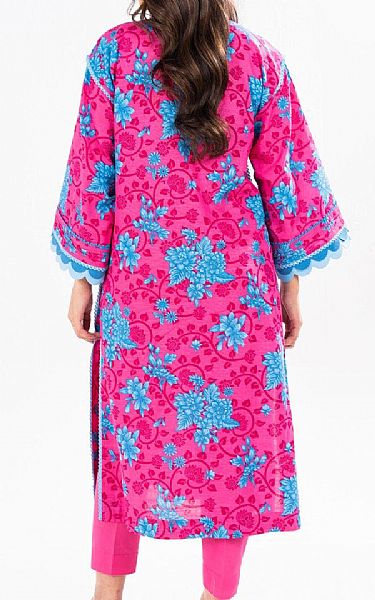 Alkaram Hot Pink Khaddar Kurti | Pakistani Winter Dresses in USA- Image 2