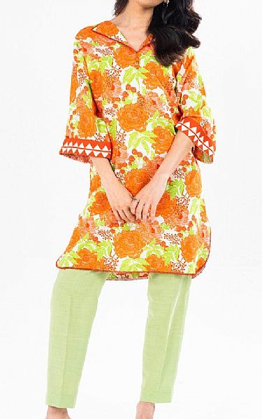 Alkaram Multi Khaddar Kurti | Pakistani Winter Dresses in USA- Image 1