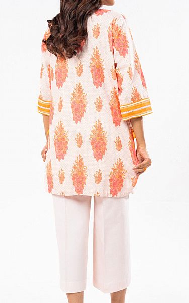 Alkaram Off White Khaddar Kurti | Pakistani Winter Dresses in USA- Image 2