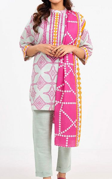 Alkaram Sea Mist Karandi Suit | Pakistani Winter Dresses in USA- Image 1