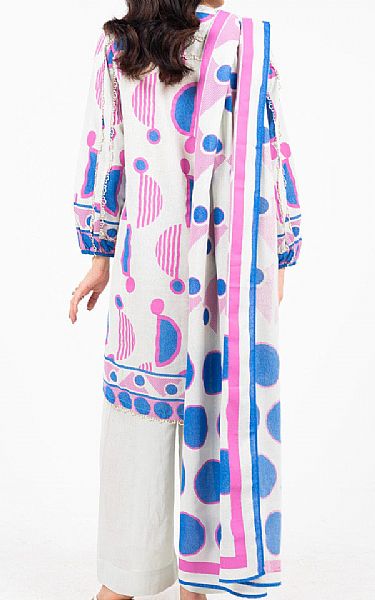 Alkaram Off White Karandi Suit | Pakistani Winter Dresses in USA- Image 2