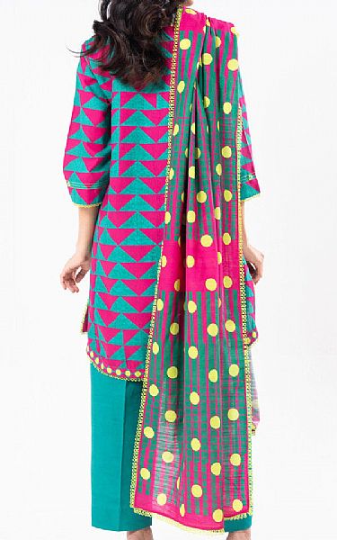 Alkaram Teal Khaddar Suit (2 Pcs) | Pakistani Winter Dresses in USA- Image 2