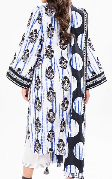 Alkaram White Khaddar Suit (2 Pcs) | Pakistani Winter Dresses in USA- Image 2