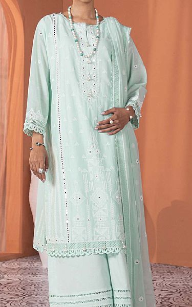 Alkaram Sky Blue Lawn Suit | Pakistani Lawn Suits- Image 1