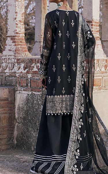 Alkaram Black Chiffon Suit | Pakistani Lawn Suits-Image 2