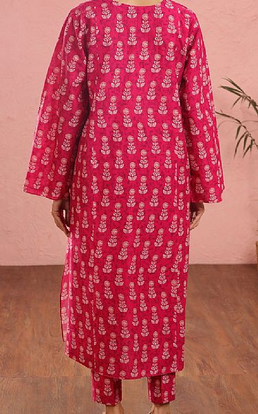 Almirah Raspberry Cambric Suit (2 pcs) | Pakistani Winter Dresses in USA- Image 2