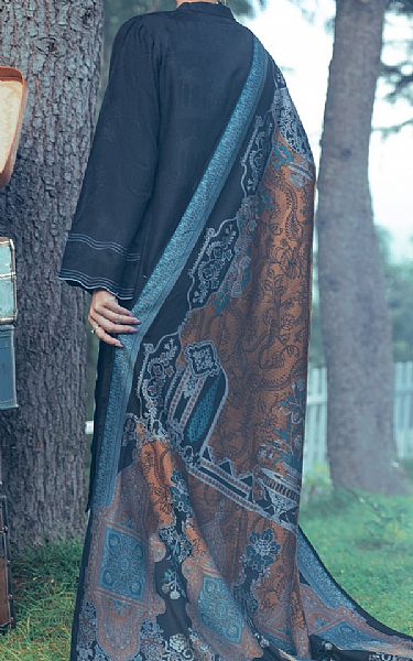 Almirah Black Yarn Dyed Suit | Pakistani Winter Dresses- Image 2
