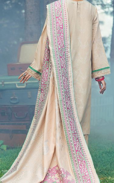 Almirah Ivory Yarn Dyed Suit | Pakistani Winter Dresses- Image 2