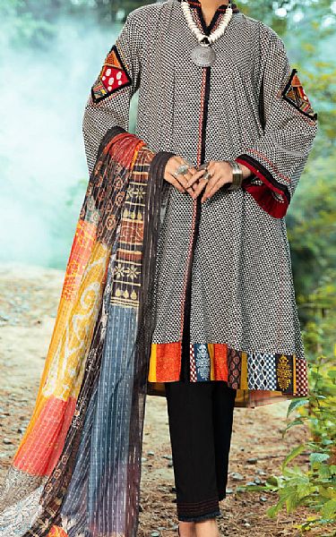 Almirah Black Cambric Suit | Pakistani Winter Dresses- Image 1