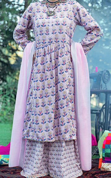 Almirah Lilac Dobby Suit | Pakistani Winter Dresses- Image 1