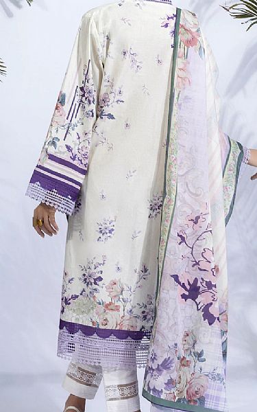 Almirah White Lawn Suit (2 Pcs) | Pakistani Dresses in USA- Image 2