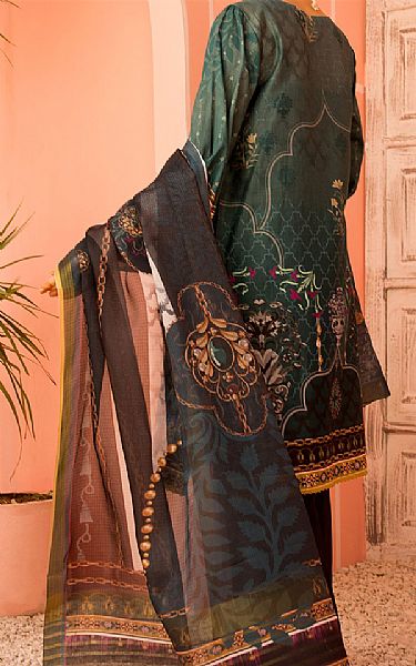 Almirah Teal Lawn Suit | Pakistani Dresses in USA- Image 2