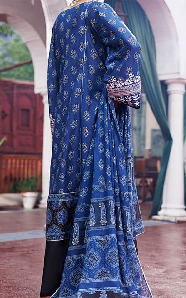 Almirah Royal Blue Cambric Suit | Pakistani Winter Dresses in USA- Image 2
