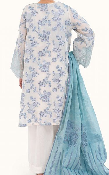 Almirah Off White Jacquard Suit | Pakistani Winter Dresses in USA- Image 2