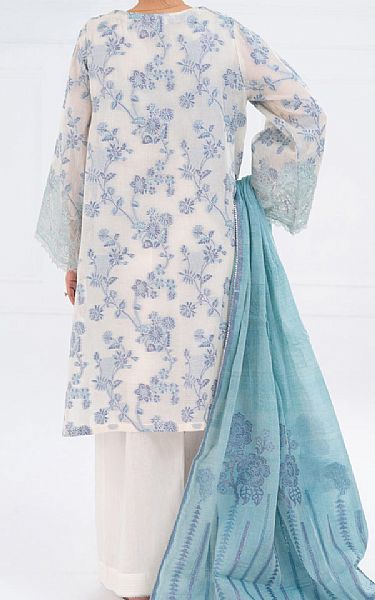 Almirah Ivory Jacquard Suit | Pakistani Winter Dresses in USA- Image 2