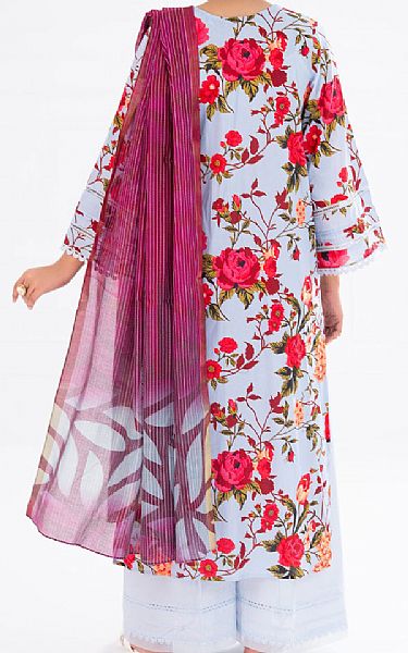 Almirah Light Blue Cambric Suit (2 pcs) | Pakistani Winter Dresses in USA- Image 2