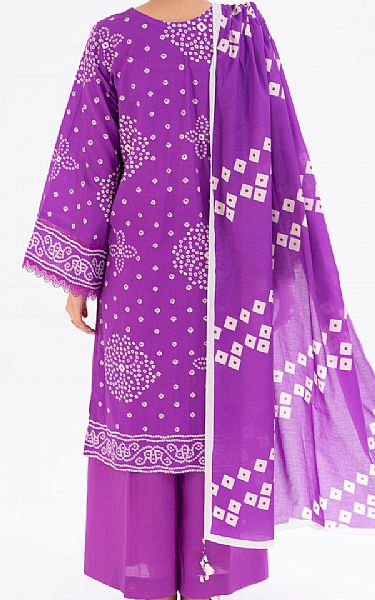 Almirah Violet Cambric Suit (2 pcs) | Pakistani Winter Dresses in USA- Image 2
