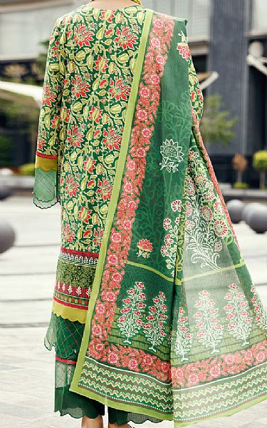 Almirah Green Cambric Suit (2 pcs) | Pakistani Winter Dresses in USA- Image 2