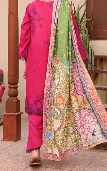 Almirah Fuchsia Lawn Suit | Pakistani Lawn Suits- Image 2